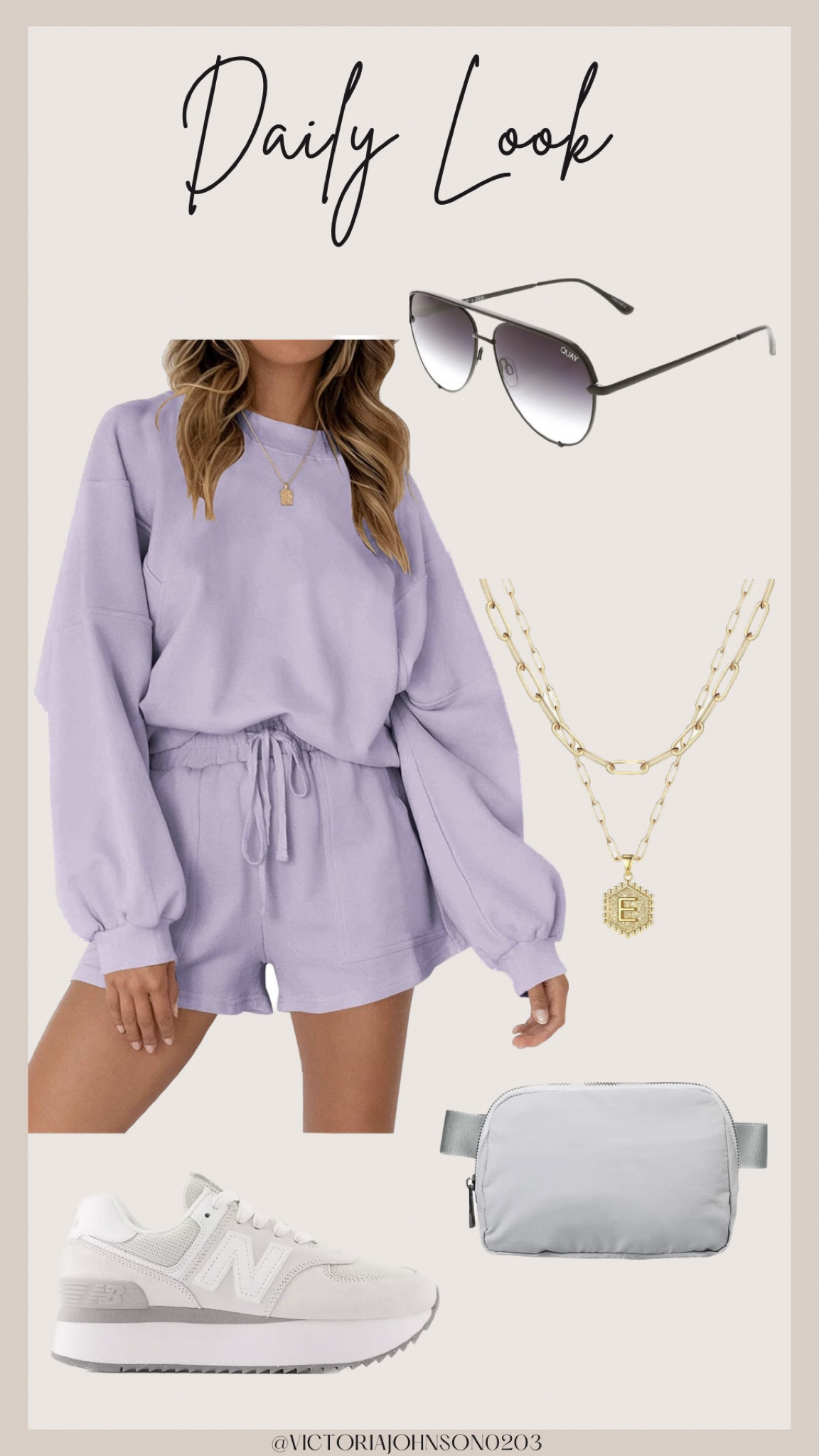 Daily Look! 

Amazon finds | loungewear | New Balance | Quay | spring | belt bag | belt bag dupe 

#LTKFind #LTKshoecrush #LTKstyletip