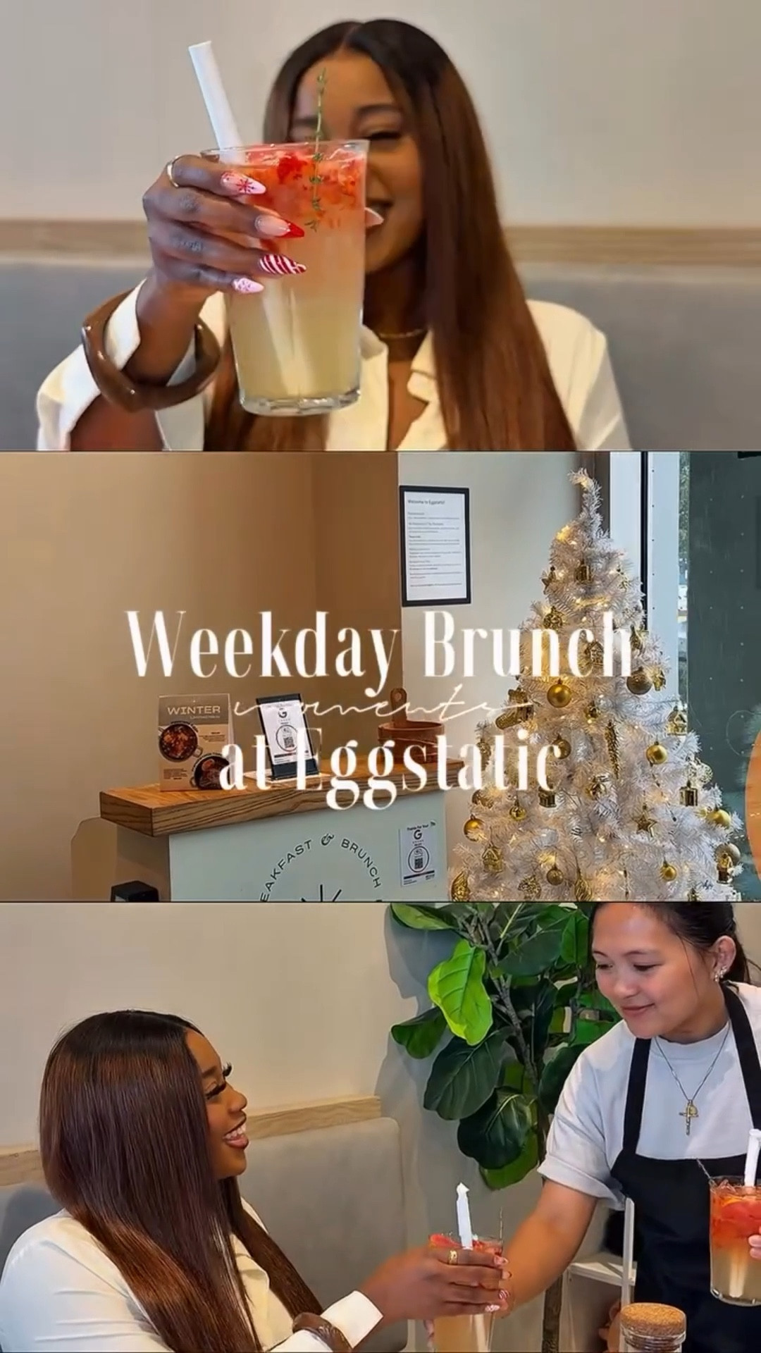 a little weekday escape ft. brunch moments at @eggstatic_canada ✨🥂
recently, i had a rare midday moment with my sisters when our schedules finally aligned 🤍 this halal spot was long overdue 🤏🏾

items ordered:
• pulled beef benedict 😍
• crispy chicken benedict
• beef sausages
• eggstatic breakfast sandwich
• signature mango strawberry lemonade mocktail
• triple molten lava cake 🤤
• blueberry pancakes (my sisters’ pick)

📍 Eggstatic North York Scarborough
235 Consumers Rd, North York, ON M2J 0E9

perk: paid parking right across the street is waived when you dine here 🚗✨

thank you @eggstatic_canada for the exceptional hospitality. I’ll be back 💯
.
.
.
#torontoblogger #torontobrunch #torontorestaurants #torontofoodblogger

#LTKcanada #LTKfamily #LTKwinter