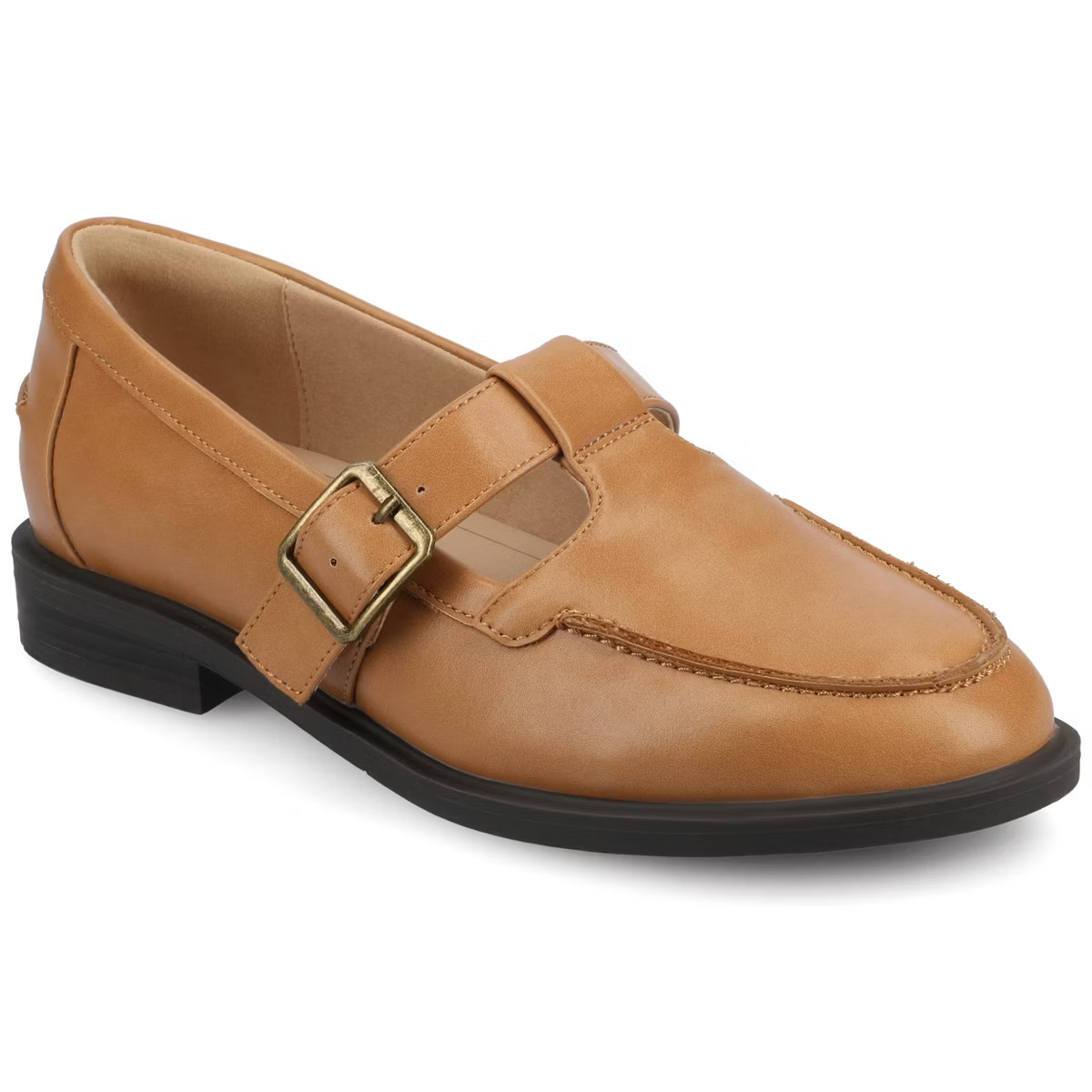 Journee Women's Corina Mary Jane Loafer, Tan 11 | Target