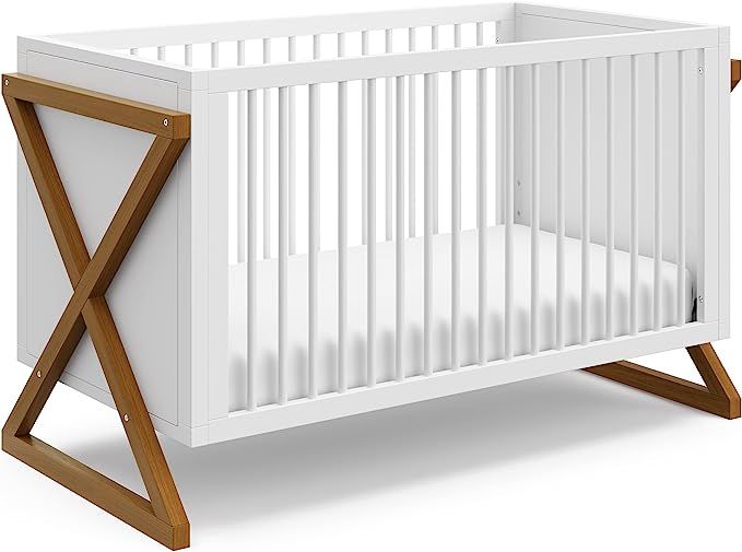 Storkcraft Equinox 3-in-1 Convertible Crib (Vintage Driftwood) Easily Converts to Toddler Bed & D... | Amazon (US)