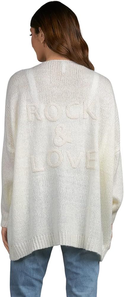 Elan Women's Rock & Love Knit Open Front Cardigan Sweater | Amazon (US)
