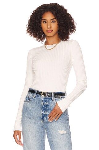 ANINE BING Cecily Top in Ivory from Revolve.com | Revolve Clothing (Global)