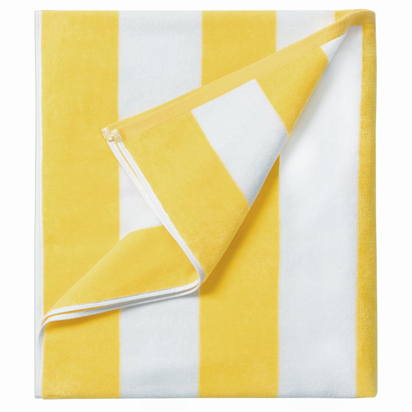 LULUHOME Large Oversized Beach Towel - Big Cotton 36 x 70 Inch Striped Pool Towel, Large Cabana S... | Amazon (US)