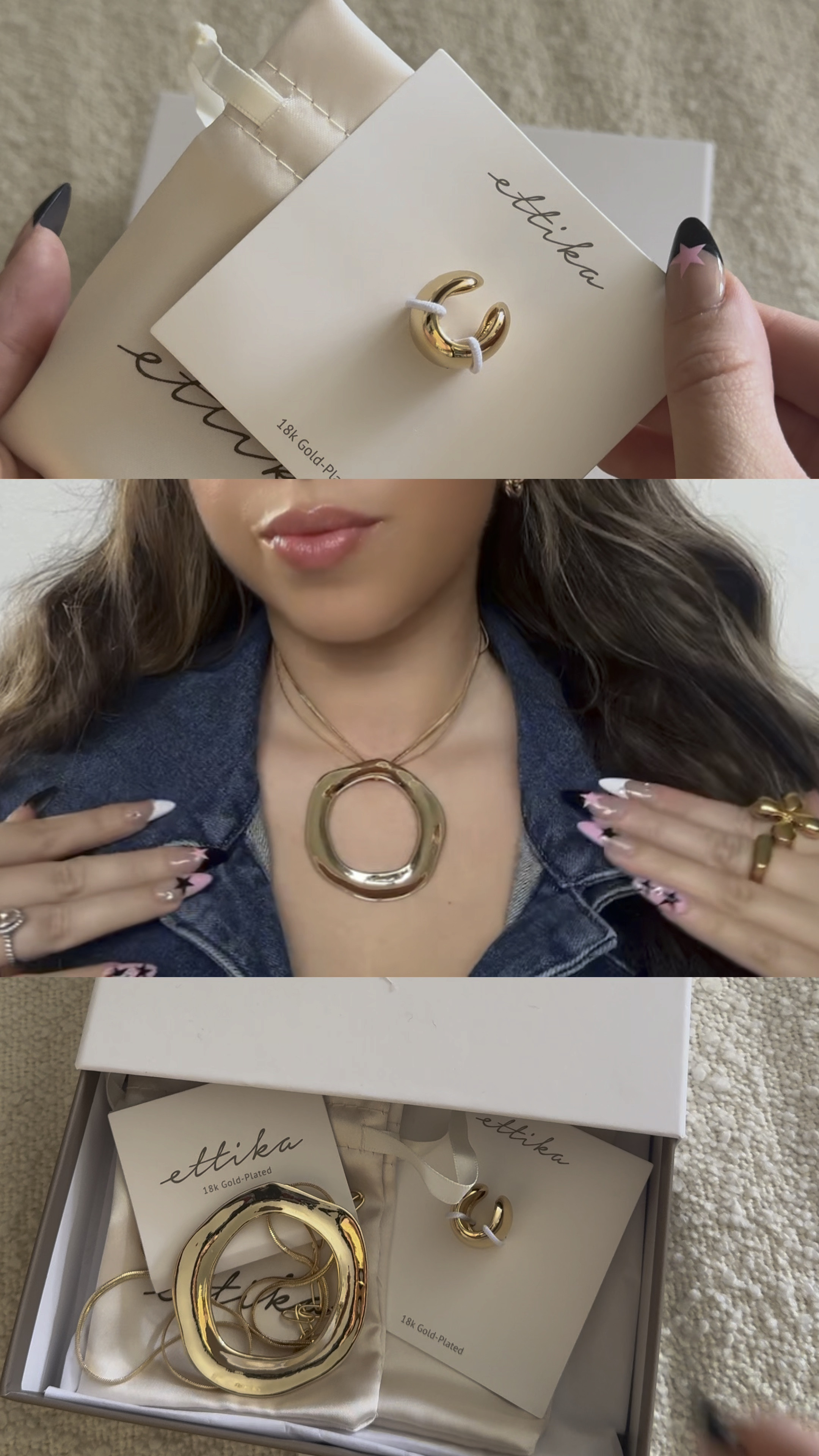 Gold statement pieces always have my heart💛✨ Use my code ”FLYBABY” for a discount at checkout!🛒🛍️

#goldjewelry #18kgoldplated #accessories #elevateyourstyle #chunkyjewelry #earingslover #myettika #ettikababes #wearwithconfidence #fashion #statementjewelry #statementnecklace #quality 

Link: 
https://www.ettika.com/discount/FLYBABY

#LTKStyleTip #LTKFindsUnder100 #LTKGiftGuide