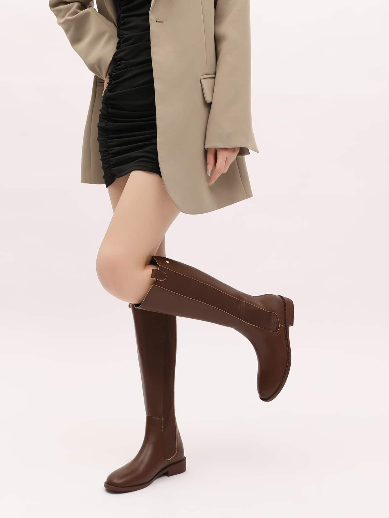 Zip Back Chelsea Boots | SHEIN