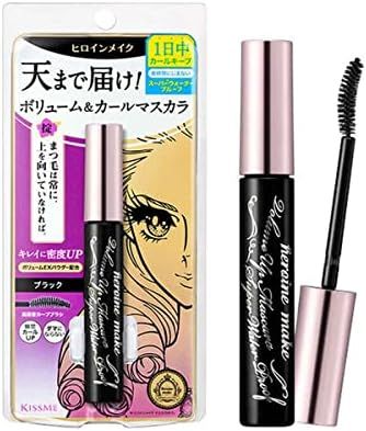 KISSME HEROINE MAKE Volume UP Mascara Super Waterproof WP 01 Black | with Ultra Volumizing for Even  | Amazon (US)