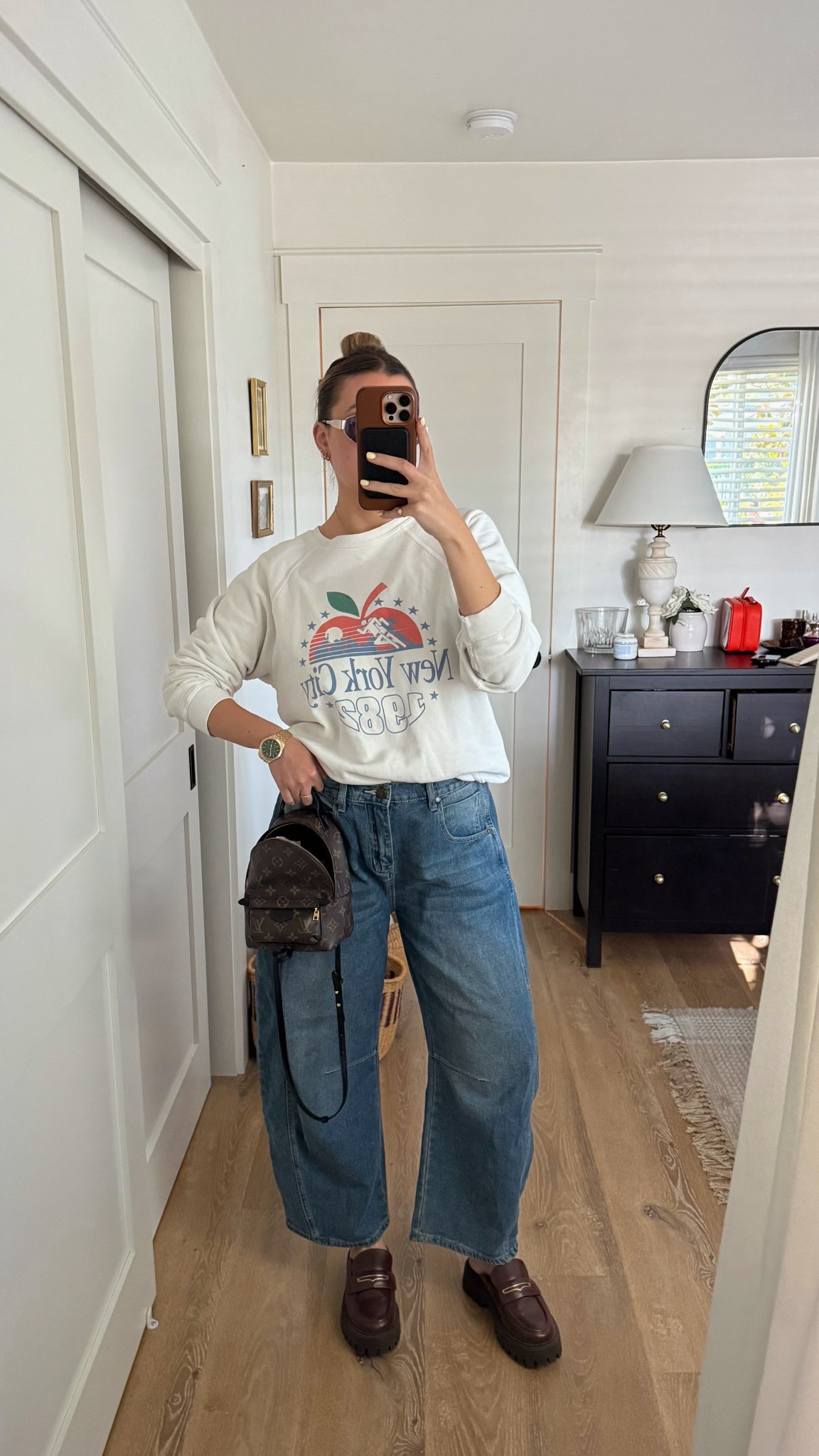 Crewneck is Nuuly, denim & shoes are Nordstrom Rack — linked similar! 👖

#LTKFindsUnder50 #LTKStyleTip #LTKFindsUnder100