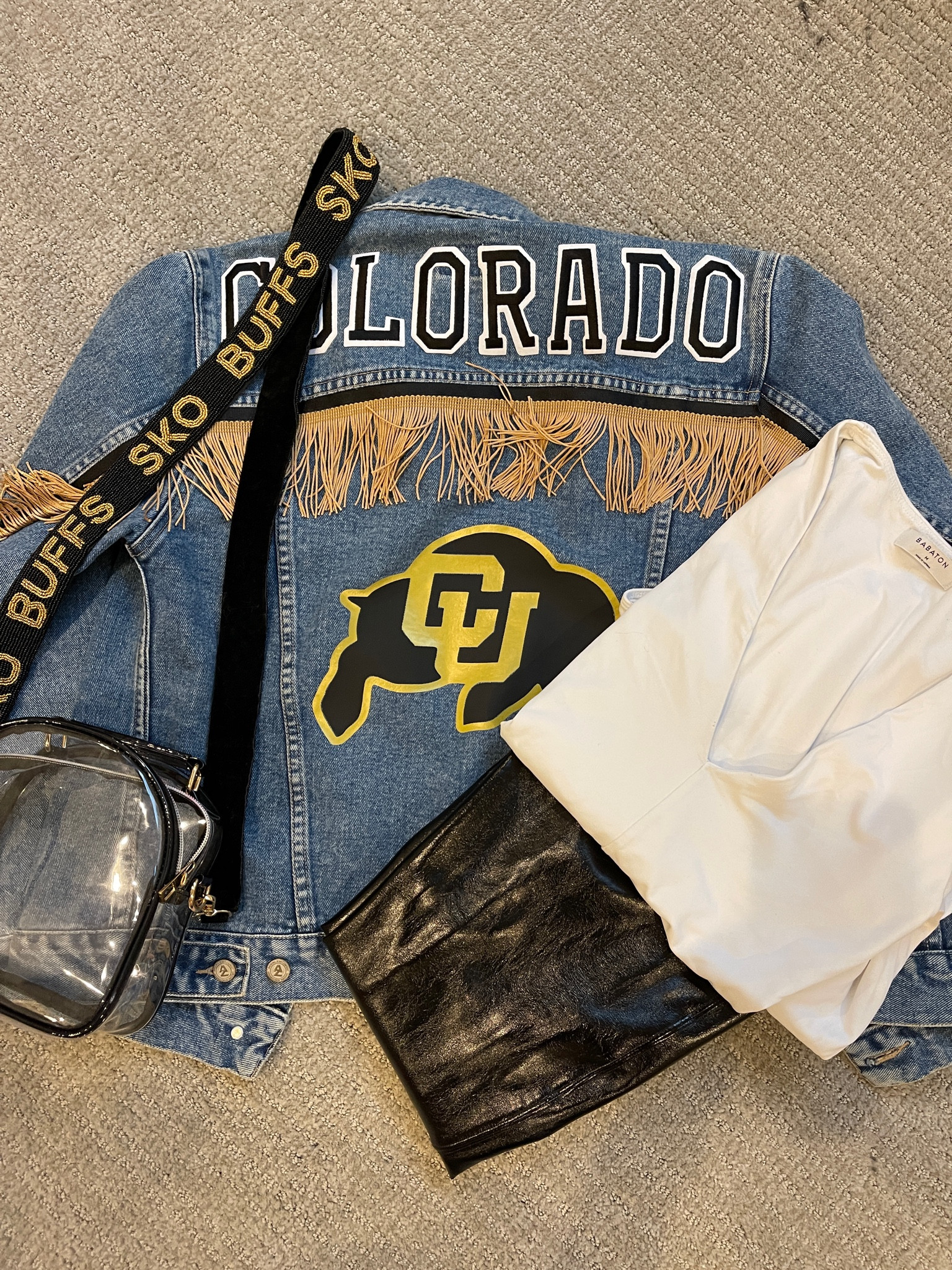 Game day outfit. College football game day outfit. NFL outfit. Sports outfit. Colorado Buffaloes  

#LTKitbag #LTKfit #LTKstyletip