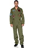 Leg Avenue Men's Top Gun Flight Suit Costume | Amazon (US)