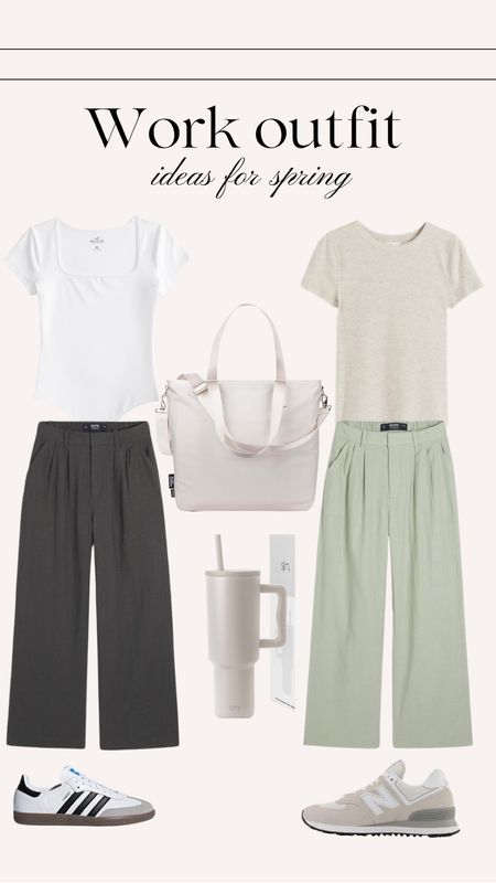 Work outfit idea
Trousers
Ribbed shirt 
Wide leg pants 
Office outfit 
Tote bag
Water bottle 
Outfit idea
Spring fashion
Spring outfit
Petite friendly 
Petite friendly outfit idea 
Work outfit for spring 
H&M finds 
Spring style 


#LTKworkwear #LTKstyletip #LTKfindsunder50