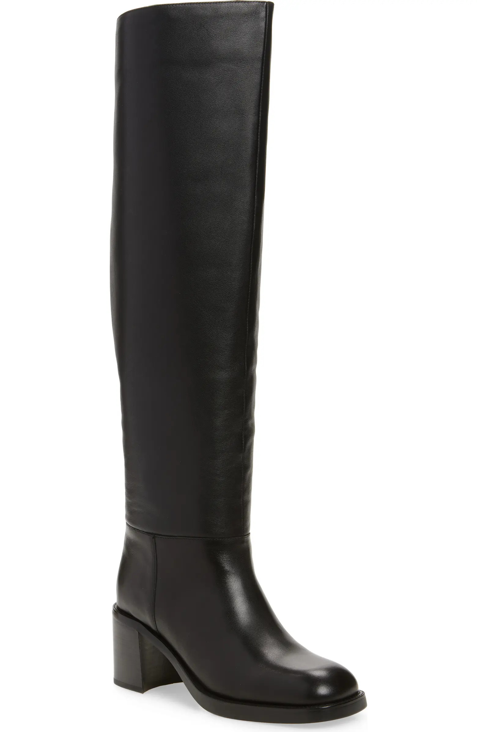 Jeffrey Campbell Vinyl Over the Knee Boot (Women) | Nordstrom | Nordstrom