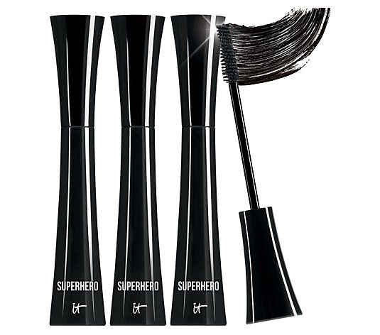 IT Cosmetics Super-size Superhero Elastic Stretch Mascara Trio | QVC