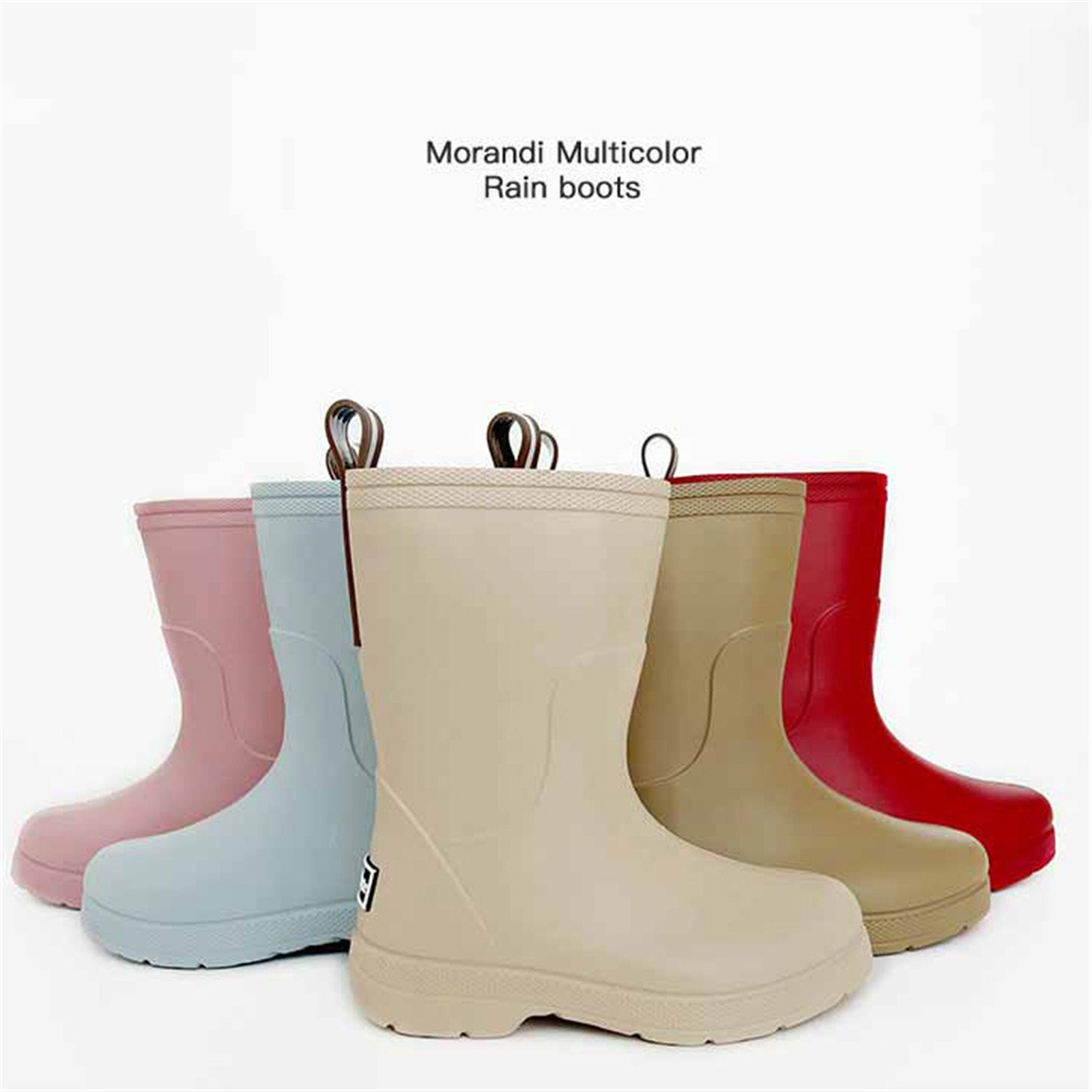 Baby Kids Easy On Antiskid Rain Shoes Boots For Toddler Little Kid Short Rain Boots Lightweight R... | Walmart (US)