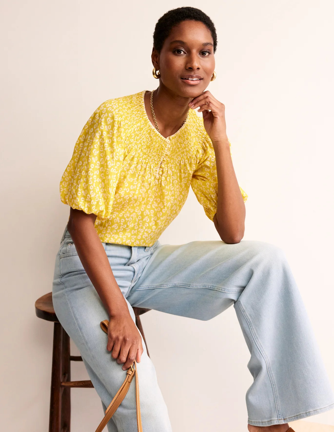 Easy Stitch Detail Top | Boden (US)