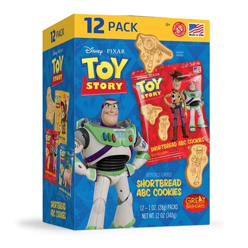 Disney Pixar Toy Story Shortbread Cookies 12-1oz pks. - Walmart.com | Walmart (US)