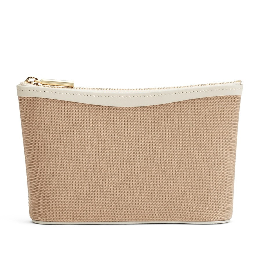 Mini Canvas Zipper Pouch | Cuyana