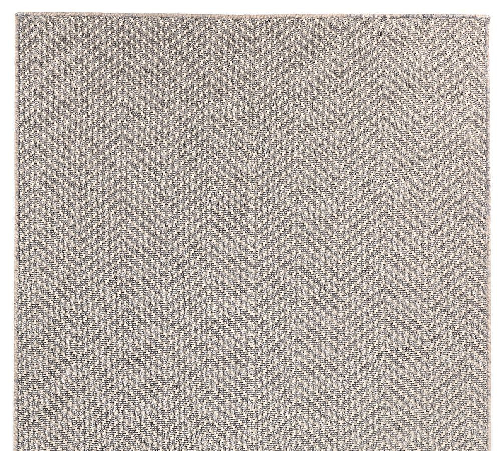 Custom Woven Chevron Outdoor Rug | Pottery Barn (US)