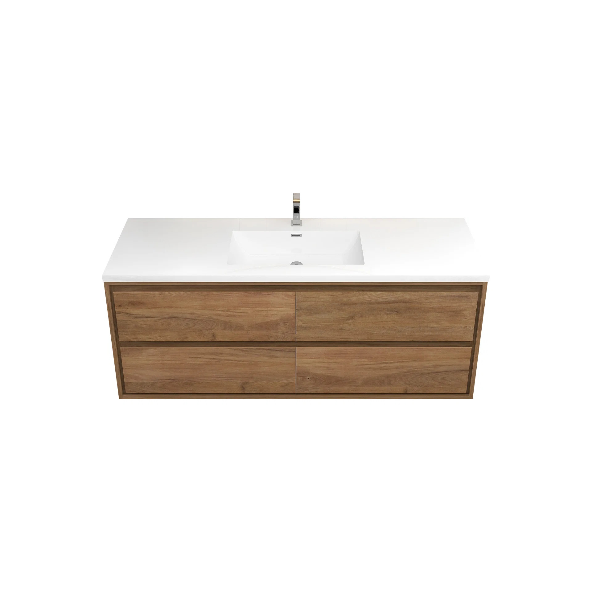 59.5'' Single Bathroom Vanity with Acrylic Top | Wayfair North America