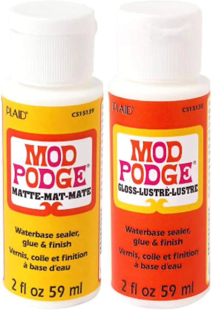 Krafty Kit Mod Podge Bundle: 2oz Gloss and 2oz Matte Water-Based Glue, Sealer & Finish | Amazon (CA)