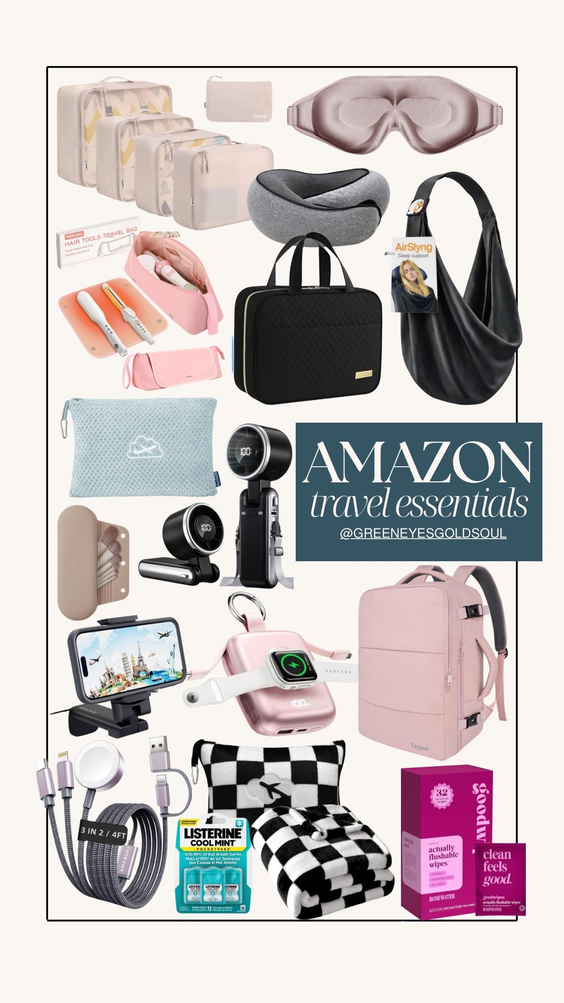 Amazon travel essentials I’d want packed for every trip ✈️🧳 From packing cubes and a travel backpack to a neck pillow, portable charger, tech organizers and in flight comfort finds, these are the Amazon travel accessories that make packing and travel days so much easier!

Amazon travel essentials, Amazon travel must haves, Amazon travel finds, travel essentials for women, travel accessories, airplane travel essentials, carry on essentials, packing essentials, packing cubes, travel backpack, portable charger, travel neck pillow, airplane pillow, sleep mask, travel blanket, tech organizer, cable organizer, phone holder for plane, travel toiletry bag, travel beauty organizer, long flight essentials, flight essentials, vacation essentials, Amazon vacation finds

#AmazonFinds #AmazonTravel #TravelEssentials #TravelMustHaves #TravelAccessories #AmazonMustHaves

#LTKdayinmylife #LTKSeasonal #LTKTravel
