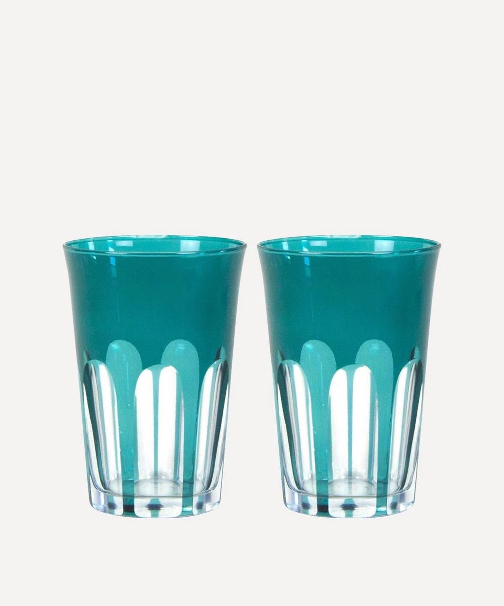 Rialto Glass Tumblers Set of Two | Liberty London (UK)