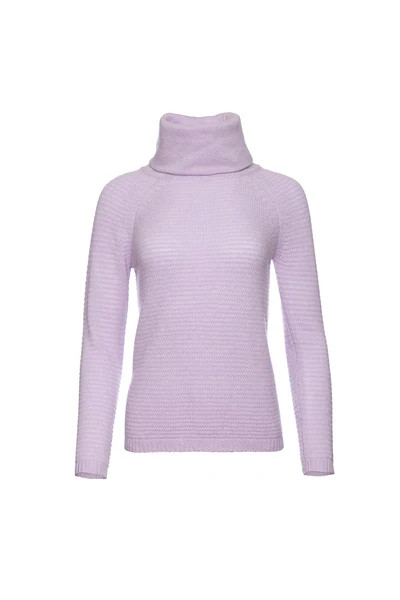 Funnel Neck Sweater - Lilac | Charlotte Brody