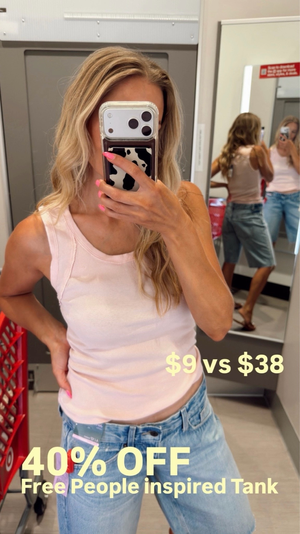 ✨SCROLL TO SHOP✨
Target tank giving FP for $9 today compared to the $38 FP one. 

Wearing size s / my tts

#LTKdayinmylife #LTKgrwm #LTKootd