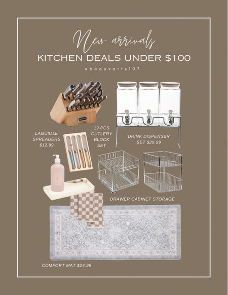 Check out these home kitchen deals all under $100!

#LTKFindsUnder100 #LTKHome #LTKSaleAlert