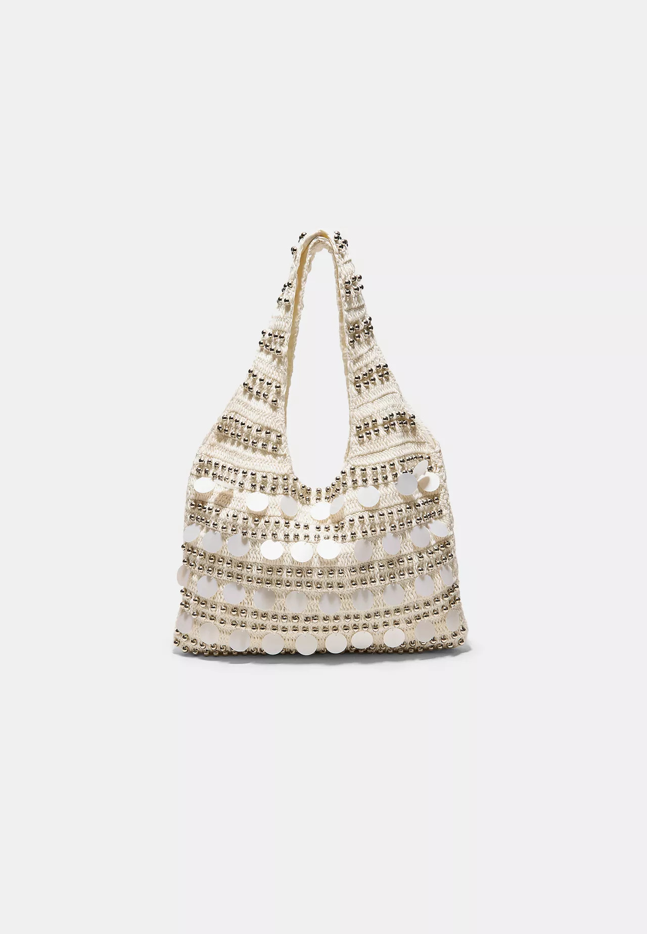 Sequinned crochet bag - Women's Accessories | Stradivarius United Kingdom | Stradivarius (UK)