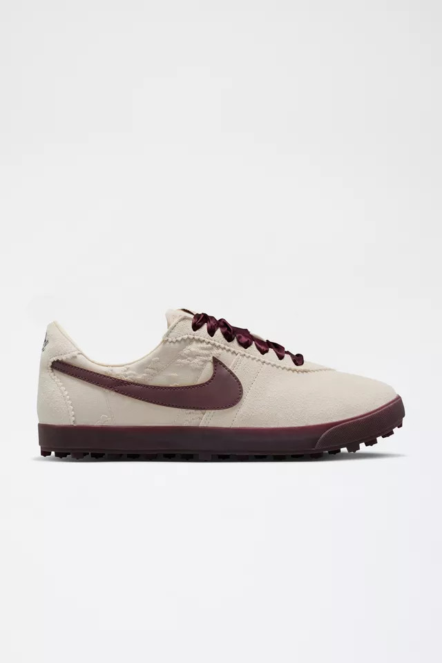 Nike Women's Astrograbber Leather Sneaker in Black/Muslin/Sail, Women's at Urban Outfitters | Urban Outfitters (US and RoW)