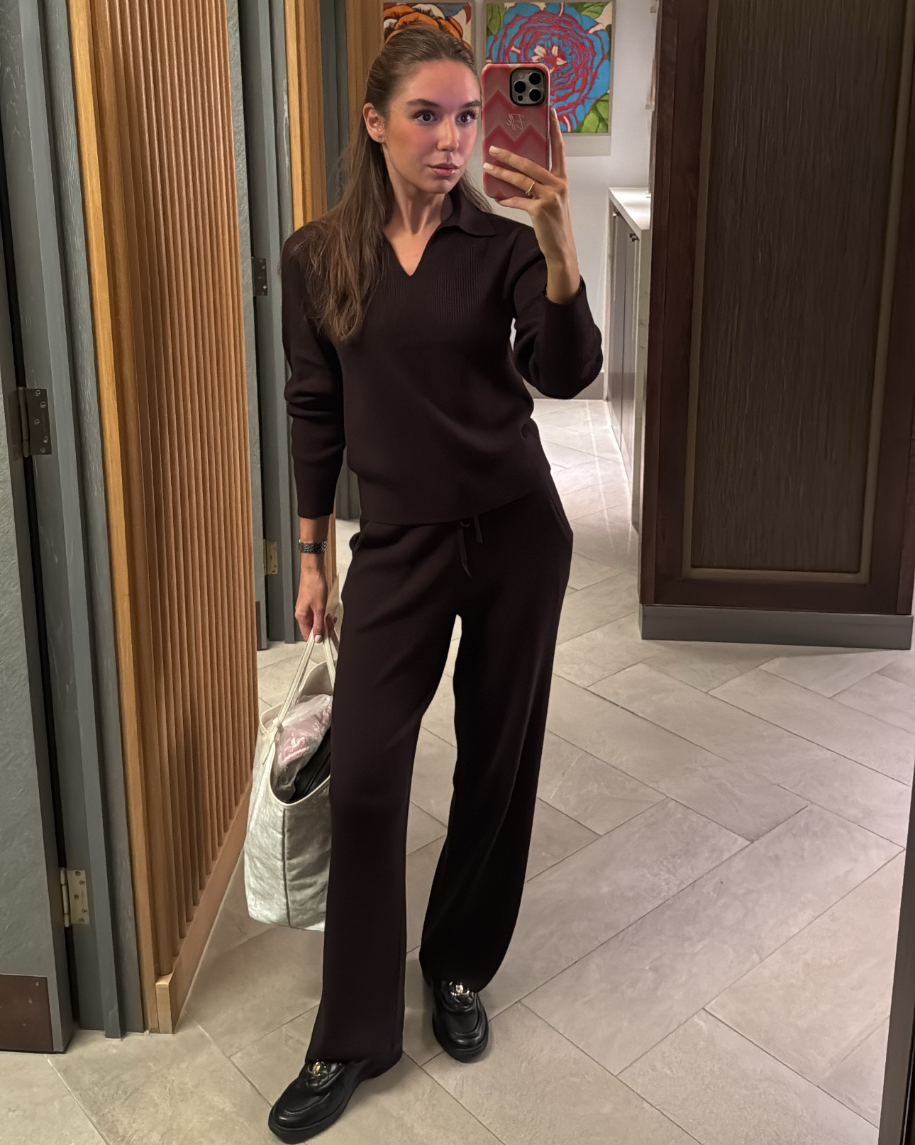 Chic knitted co-ord set 🥀 - under £50! 

Wearing XS top & S trousers (for added length as come up short, I’m 5;4 for ref)

#LTKautumn #LTKstyletip