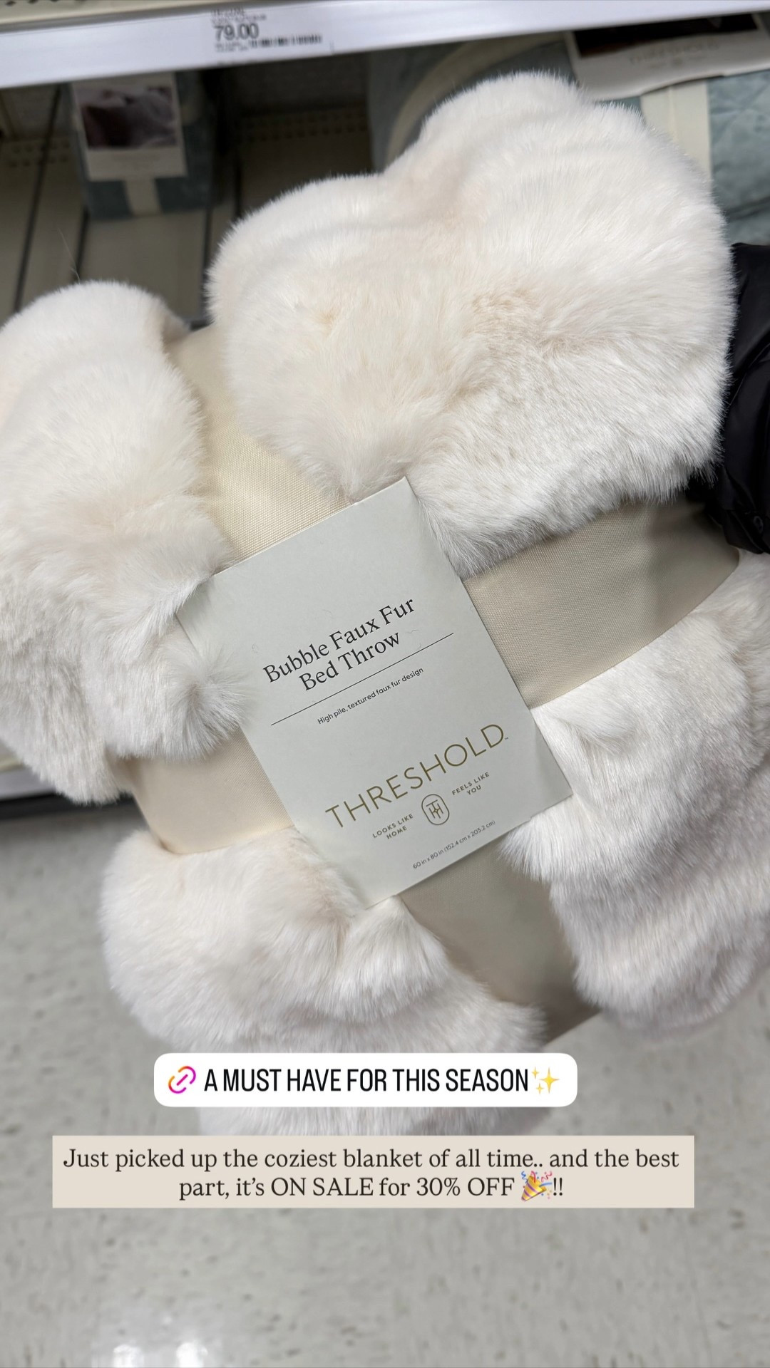 Just picked up the coziest blanket of all time.. and the best part, it’s ON SALE for 30% OFF 🎉!! Comes in 3 different colors too 

#LTKSeasonal #LTKHoliday #LTKGiftGuide