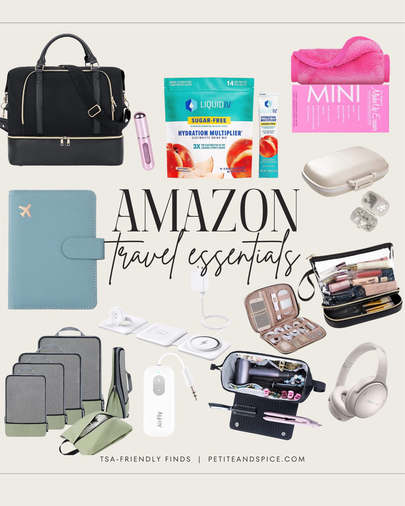 Amazon Travel Essentials | TSA friendly finds | for your next vacation or trip, airplane travel sized essentials



#LTKGiftGuide #LTKtravel #LTKfindsunder50