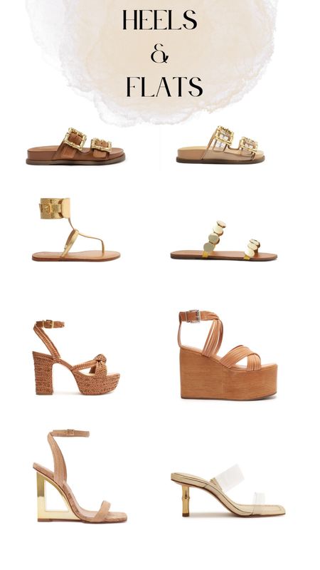 Cute summer heels & flats 😎 

#heels #platforms #flats #sandals 

#LTKshoecrush #LTKunder100 #LTKFind