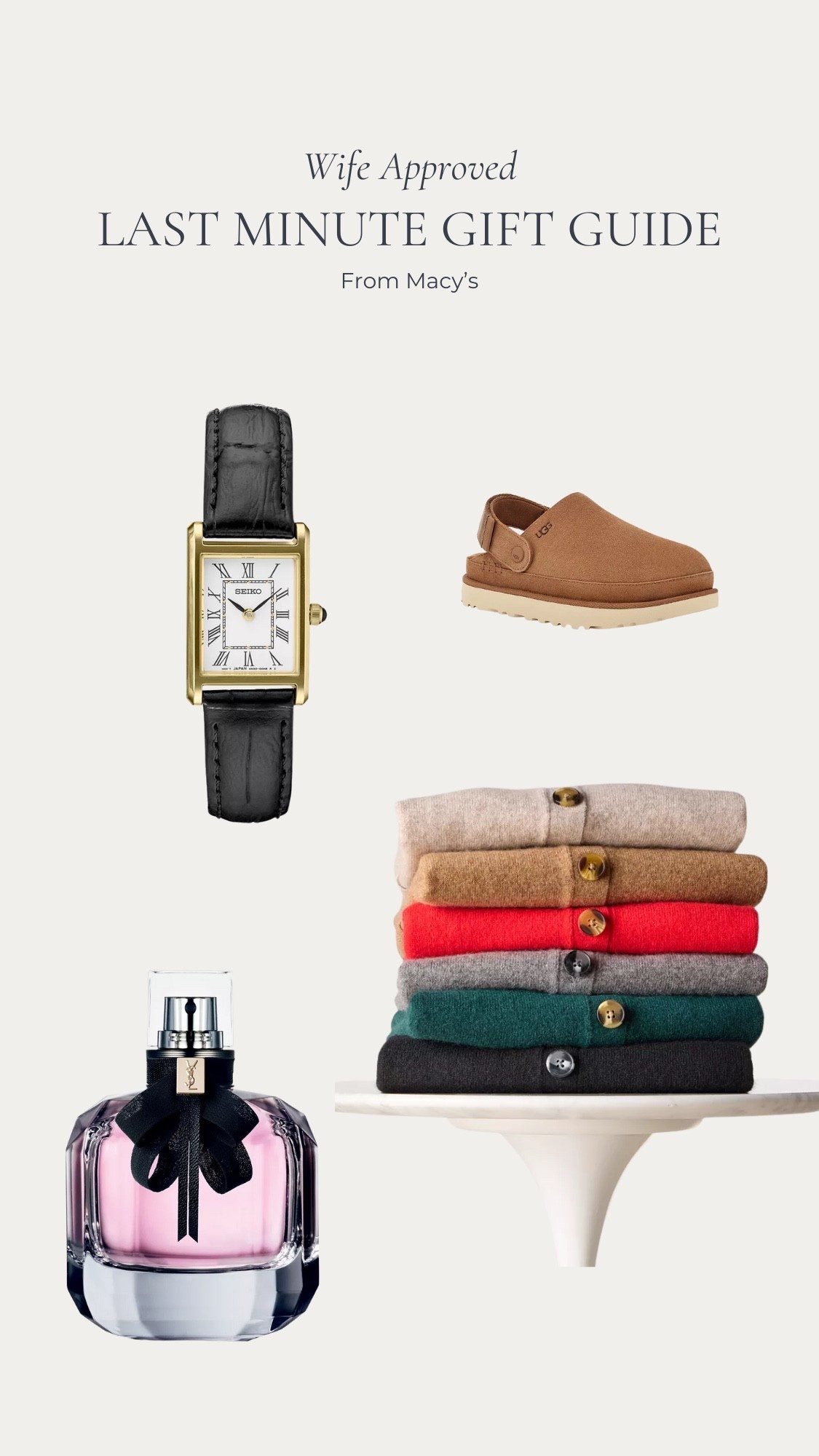 Finding great gifts for my wife is always a challenge. Thankfully, @macys came through with some great last minute options for her! A couple of classic pieces I know she’ll love, as well as a few of her tried and true favorites that are certified winners.

I know the woman in your life will love these too! 

#AD #MacysPartner #LTKCreator #giftguide #giftsforher
