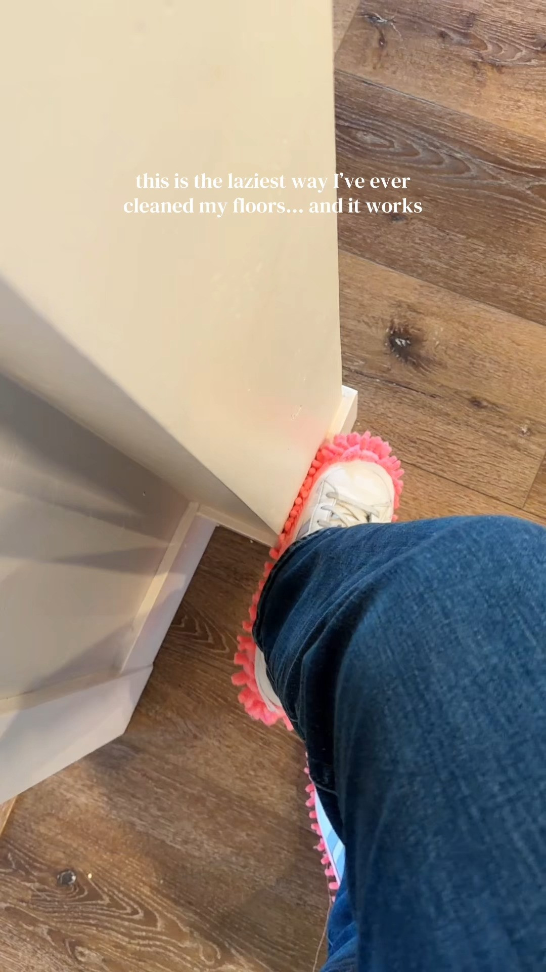 Never thought we’d be dusting and mopping like this 😅 but it works so well 

 #LTKdayinmylife #LTKSeasonal #LTKHome