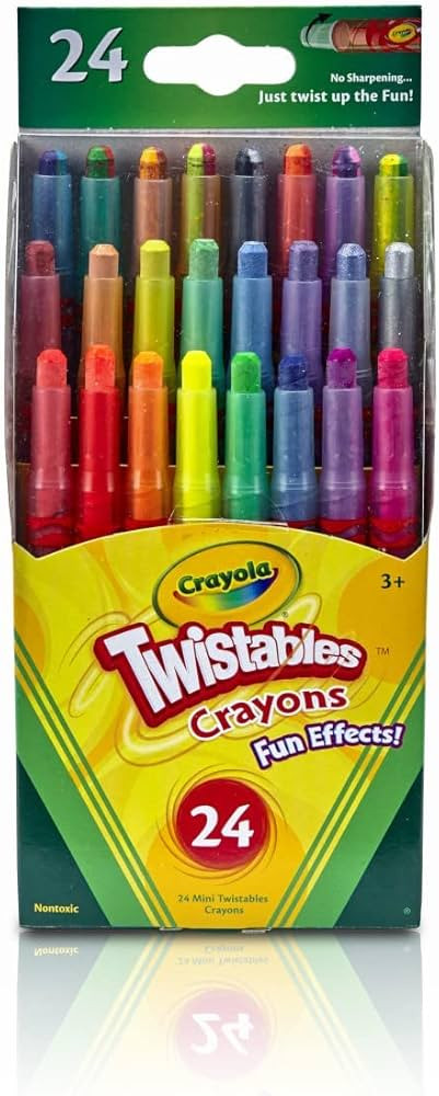 Crayola Twistables Crayons, Fun Effects, Gift for Kids, 24 Count | Amazon (US)