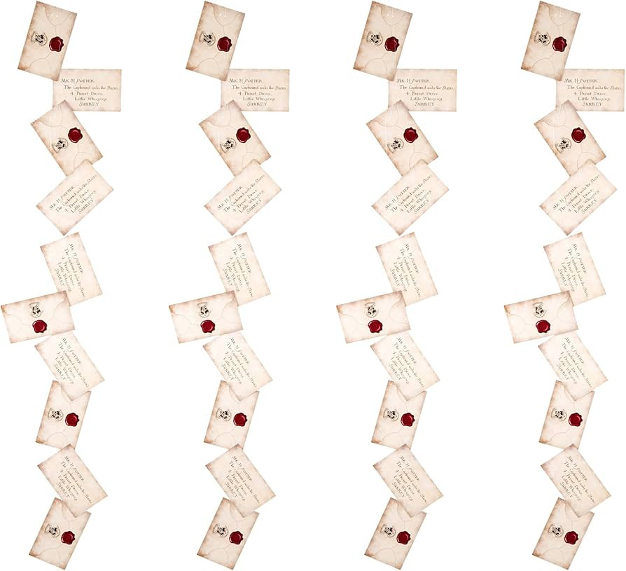 Conquest Journals Harry Potter Floating Hogwarts Acceptance Letter Decoration, 40 Letter Cards an... | Amazon (US)