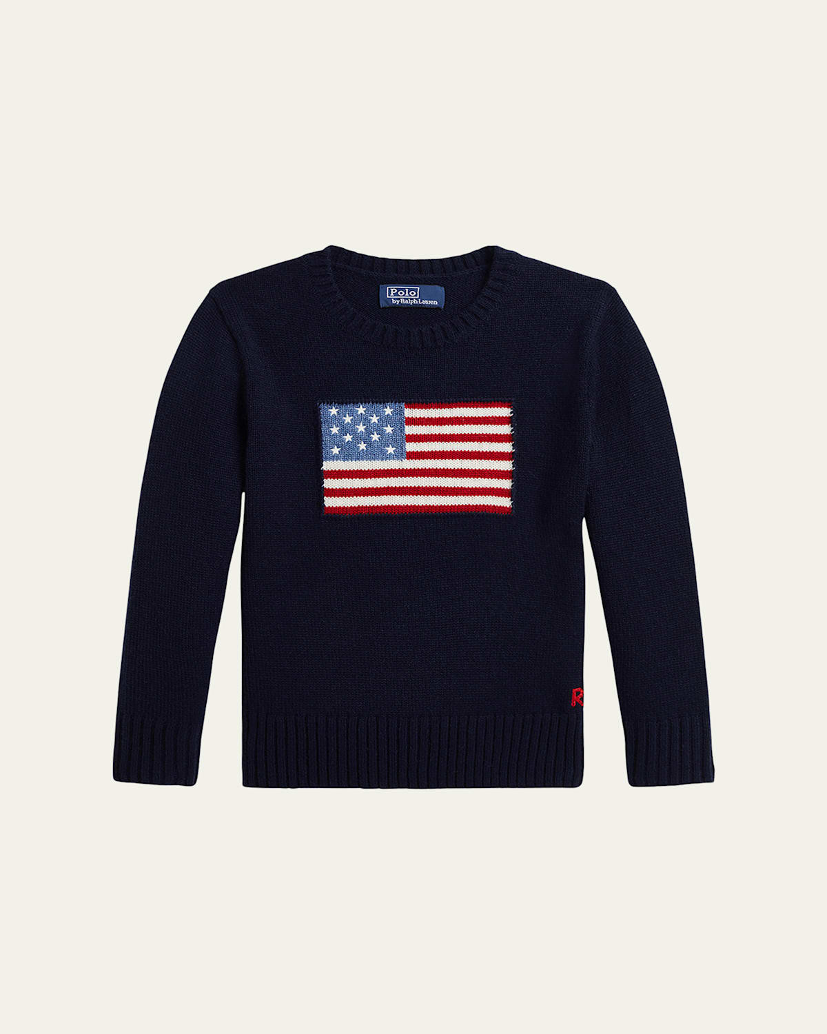 Boy's American Flag Cashmere Sweater, Size 2-7 | Bergdorf Goodman