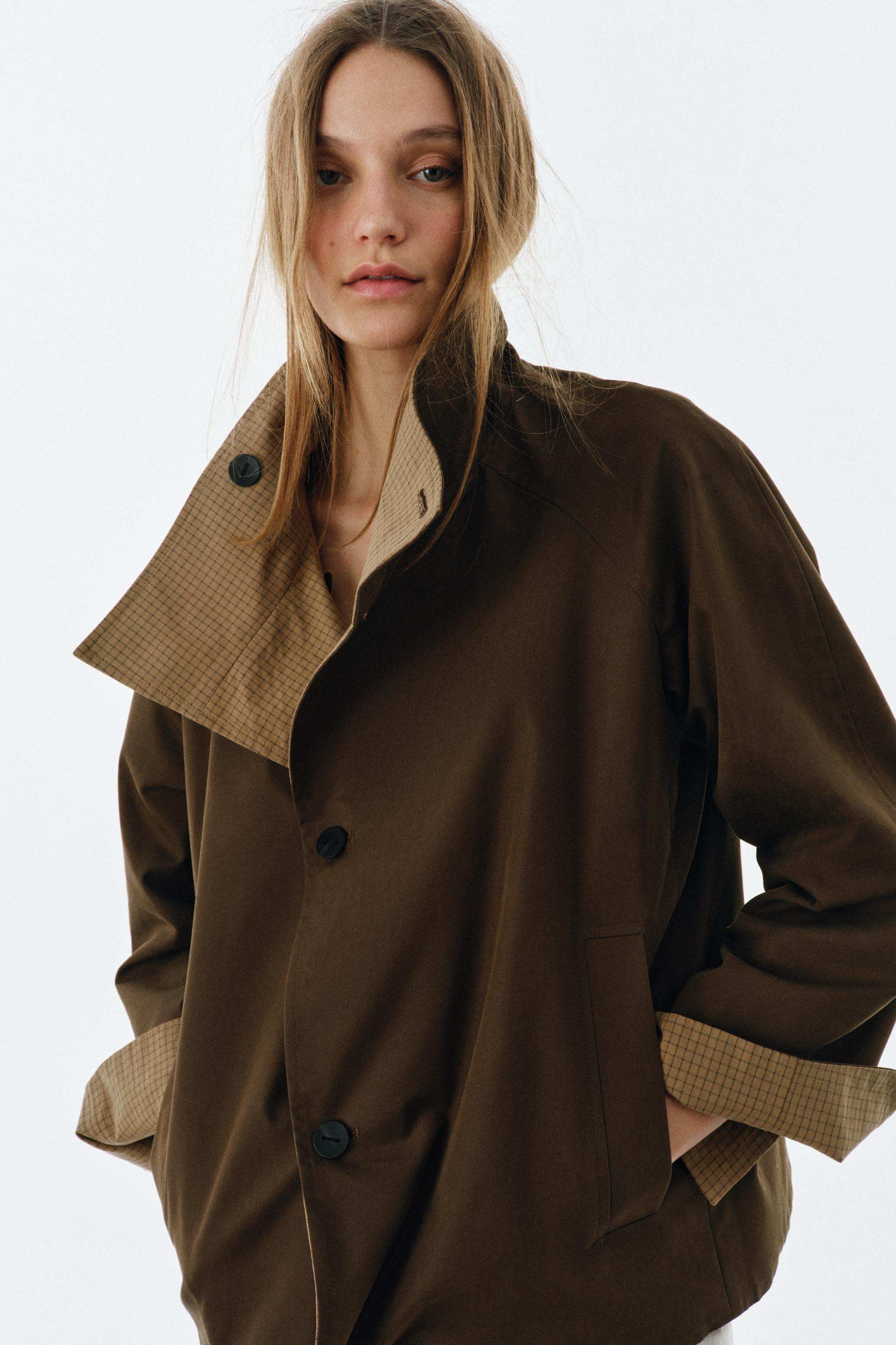 PLAID REVERSIBLE JACKET ZW COLLECTION | Zara Canada