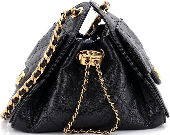 Amazon.com: Chanel, Pre-Loved 25 Hobo Bag Quilted Caviar Mini, Black : Amazon Luxury | Amazon (US)