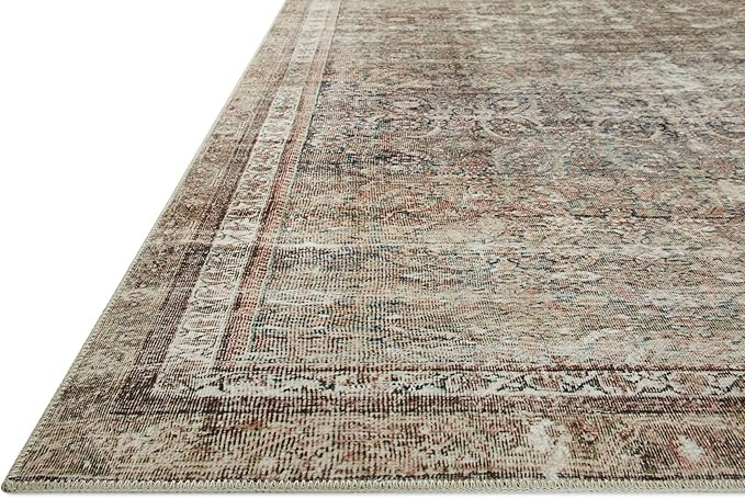 Loloi Chris Loves Julia Jules Collection JUL-09 Ink/Terracotta 7'-6'' x 9'-6'', .13" Pile Height,... | Amazon (US)