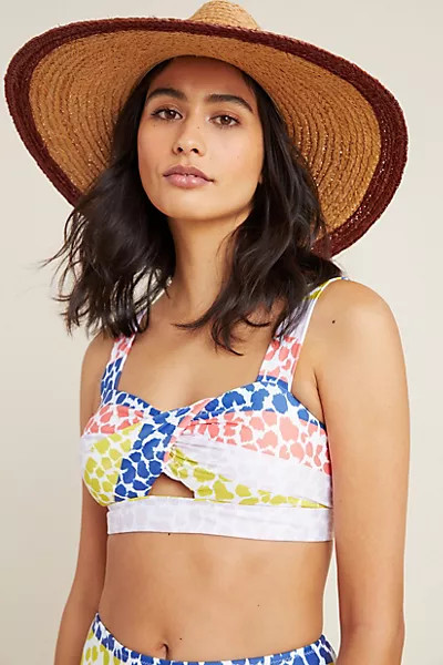Anthropologie Lizzie Twist-Front Bikini Top | Anthropologie (US)