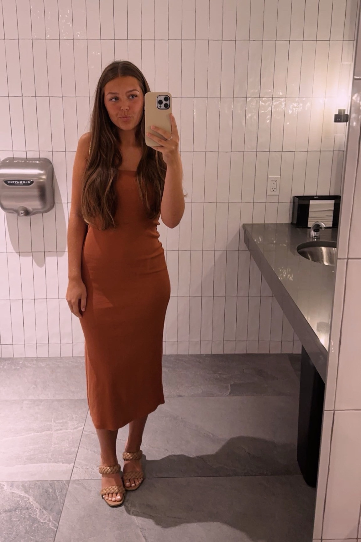 simple dinner date dress outfit 🤎 
summer and fall fashion

#LTKstyletip #LTKbeauty #LTKfindsunder100