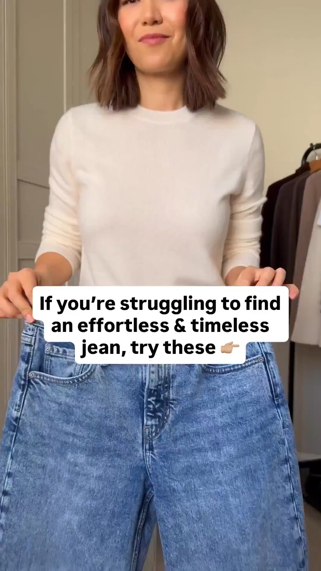 When you find the perfect jean 👌🏼 if you have been struggling to find an effortless & timeless jean style - try these 90s relaxed/loose jeans! These are mid rise but I also linked a similar high rise pair from Abercrombie. These BR ones are like a hybrid between a wide leg/straight leg/barrel jean 

I sized down (they run big and loosen up as you wear them) and wearing the petite inseam for a crop. I am 5’4”


#LTKootd