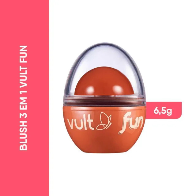 Blush Vult Fun 3 em 1 6,5g - Bronze Natural | Drogasil BR