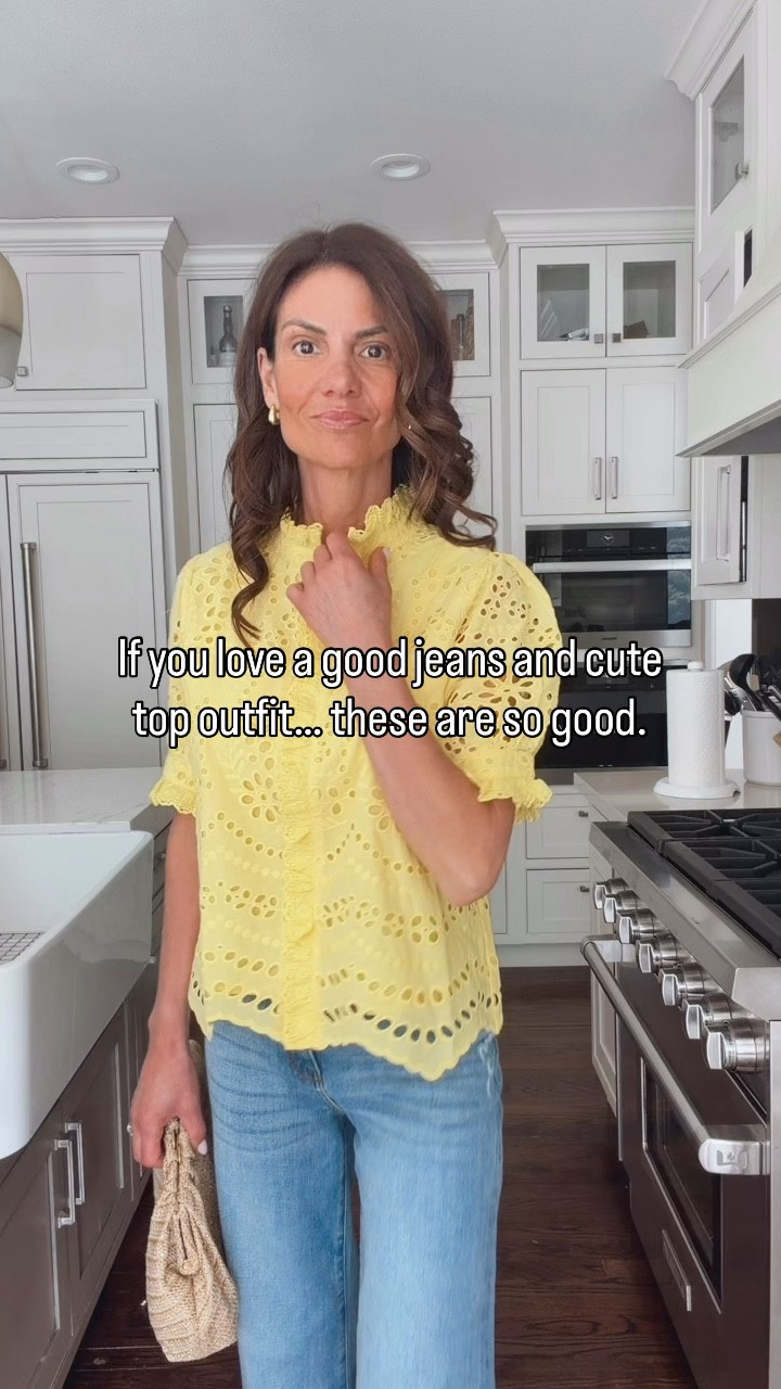 Spring tops styled with jeans, shoes and bags from @shop_avara.  These cute, affordable tops just arrived and I styled them with denim and a few favorite accessories for easy spring outfits.  Wearing a size small in the top and 25 in the jeans. The jeans fit true to size  Use discount code Leslie15 for 15% off. #avaraista

#LTKOver40 #LTKSaleAlert #LTKootd