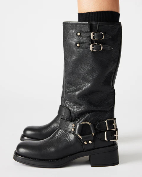 ASTOR BLACK LEATHER | Steve Madden (US)