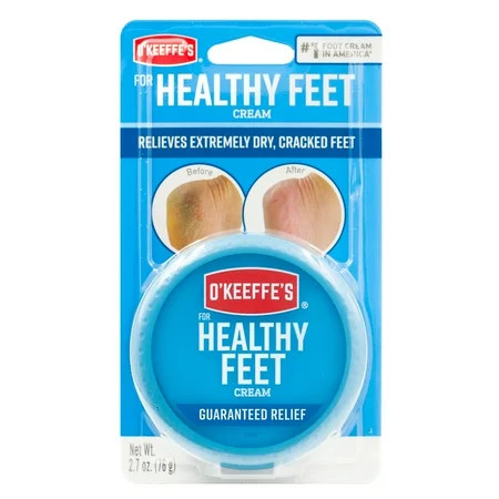 O'Keeffe's Healthy Feet Cream for Extremely Dry, Cracked Skin 2.7 oz Jar | Walmart (US)