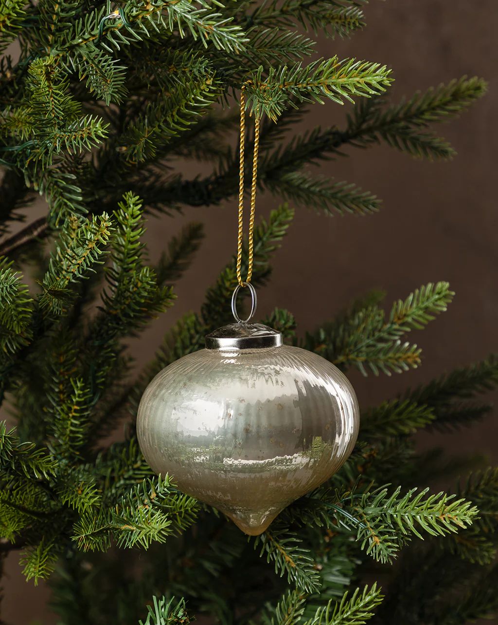 Marjorie Silver Ornament | McGee & Co.